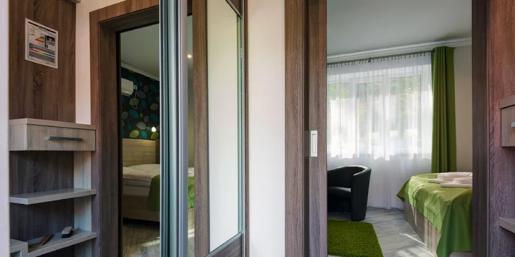 Oáza klidu v prostředí Bardejovských Kúpelí: moderní apartmány i bazény nebo sauna