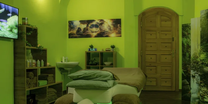 30-90 min. blaženého relaxu: masáž hlavy, obličeje či celého těla i lymfatická