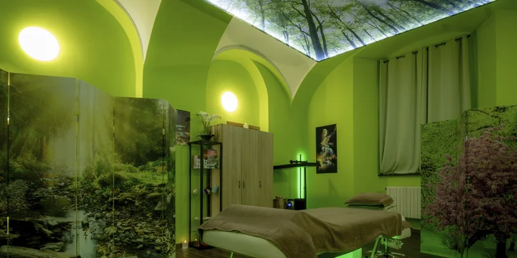 30-90 min. blaženého relaxu: masáž hlavy, obličeje či celého těla i lymfatická