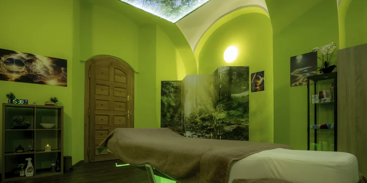 30-90 min. blaženého relaxu: masáž hlavy, obličeje či celého těla i lymfatická