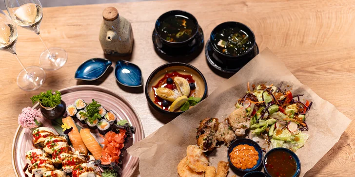 Je čas na sushi: degustační menu pro 2 osoby v restauraci Nemi