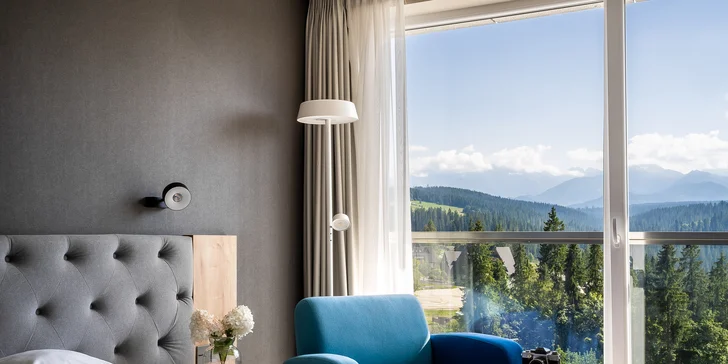 Dovolená pro dva v adult friendly hotelu, výhled na polské Tatry a také varianty se vstupem do Termy Bukovina