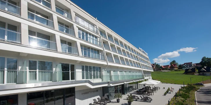 Dovolená pro dva v adult friendly hotelu, výhled na polské Tatry a také varianty se vstupem do Termy Bukovina