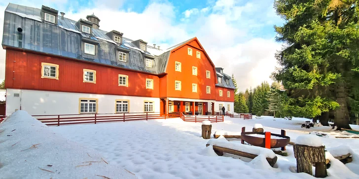 Rodinný hotel v Jizerkách: wellness, herna i minigolf, možnost snídaní