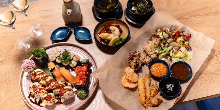 Je čas na sushi: degustační menu pro 2 osoby v restauraci Nemi