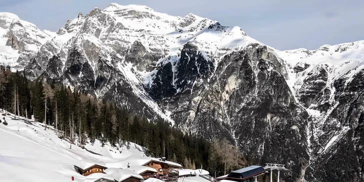 Pobyt v italských Alpách: hotel u sjezdovek a turistických tras, strava i wellness