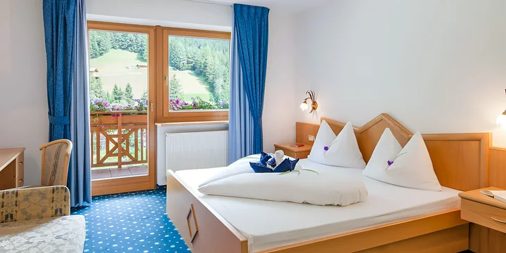 Pobyt v italských Alpách: hotel u sjezdovek a turistických tras, strava i wellness