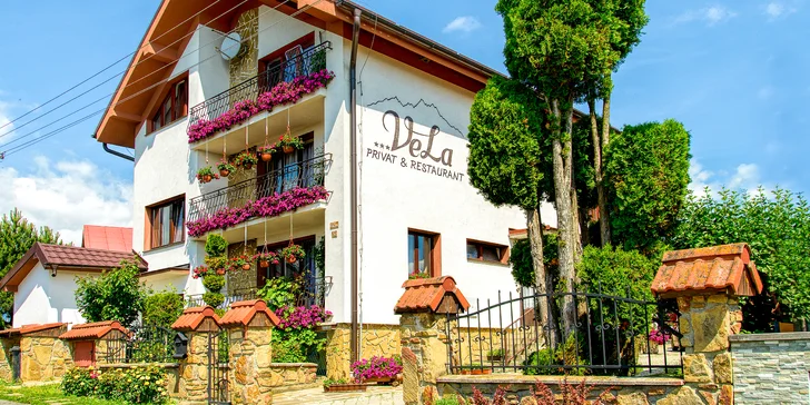 Pobyt v podhůří Tater: polopenze, možnost wellness i all inclusive nápojů