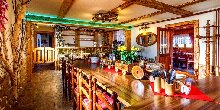 Pobyt v podhůří Tater: polopenze, možnost wellness i all inclusive nápojů