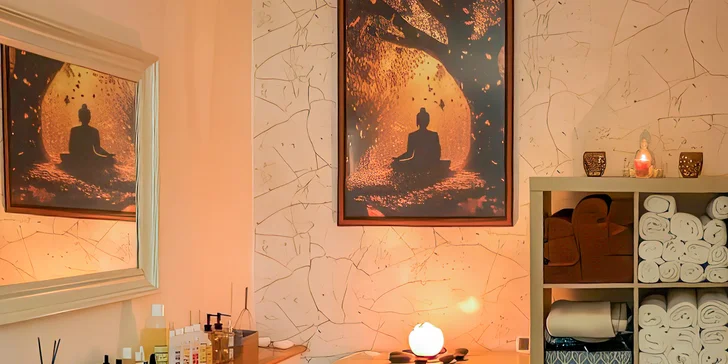 Masáž bolavých zad nebo nohou či manuální lifting obličeje s peelingem