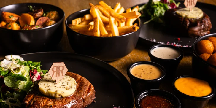 Live flambování pro 2 osoby: pravá hovězí svíčková na rumu Abuelo 12 yo