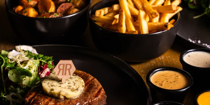 Live flambování pro 2 osoby: pravá hovězí svíčková na rumu Abuelo 12 yo