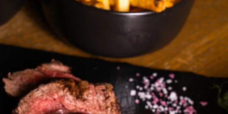 Live flambování pro 2 osoby: pravá hovězí svíčková na rumu Abuelo 12 yo