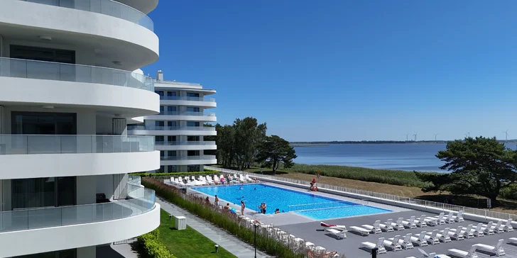 Nové krásné apartmány u Baltského moře až pro 4 osoby: mezi mořem a jezerem, v létě bazén