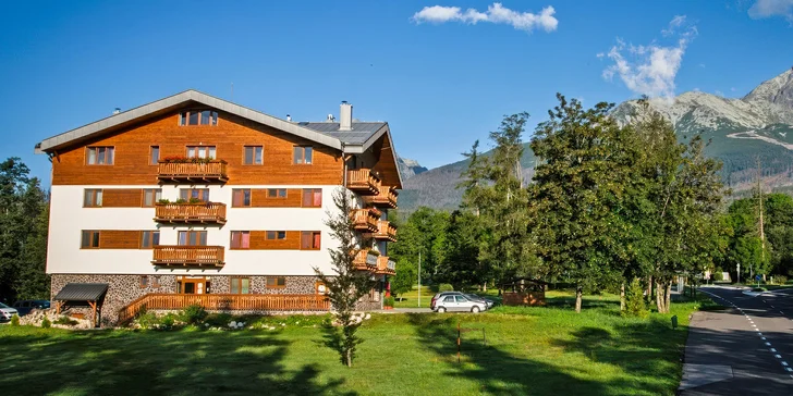 Pohodový pobyt v centru Tatranské Lomnice v nově postavené vile