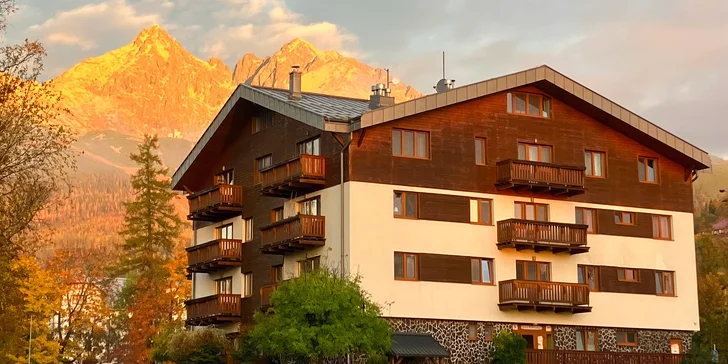 Pohodový pobyt v centru Tatranské Lomnice v nově postavené vile