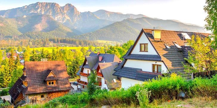 Dovolená v Zakopaném s výhledem na majestátní Tatry: snídaně a wellness