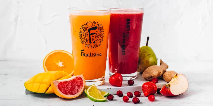 2x drink Fruitisimo pro posílení imunity: Céčko nebo Maracujáda, 0,3 nebo 0,5 l