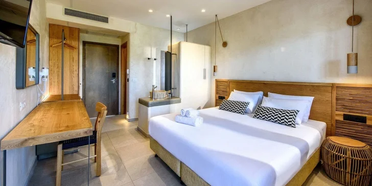 Dovolená na Krétě: 4* hotel, all inclusive, bazény s aquaparkem, animace i let