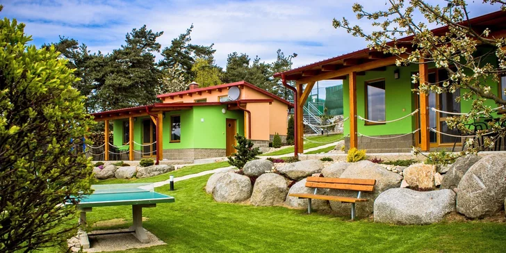 Relax na Vysočině: vybavený bungalov s možností wellness