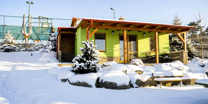 Relax na Vysočině: vybavený bungalov s možností wellness