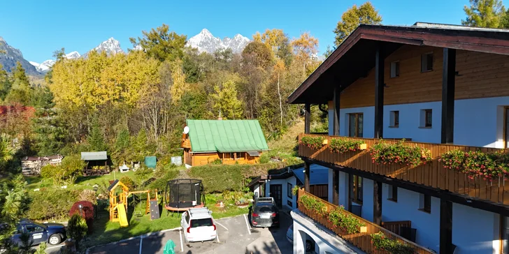 Odpočinek pro celou rodinu v klidném prostředí přímo ve Vysokých Tatrách