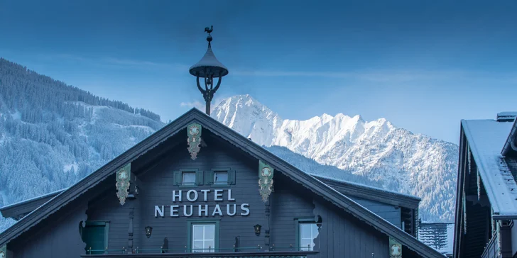 Luxusní horský resort v Tyrolských Alpách s nekonečným wellness, zábavou pro děti a polopenzí +