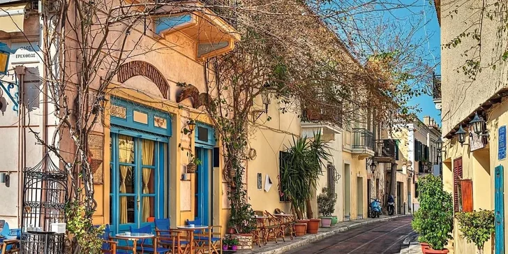 Valentýn v Athénách: hotel se snídaní, letenky, romantická večeře i vstup do Akropole