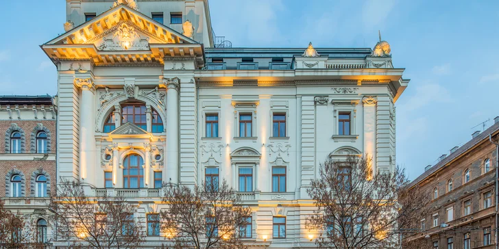 Luxusní odpočinek v centru Budapešti: 5* hotel se snídaní, neomezený wellness
