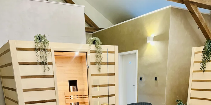 Privátní wellness i s láhví sektu pro 2 osoby: 1, 2 nebo 3 hod.