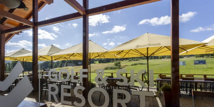 5chodové menu v golfovém resortu Ostravice pro 2 osoby: losos, welington i smažená zmrzlina