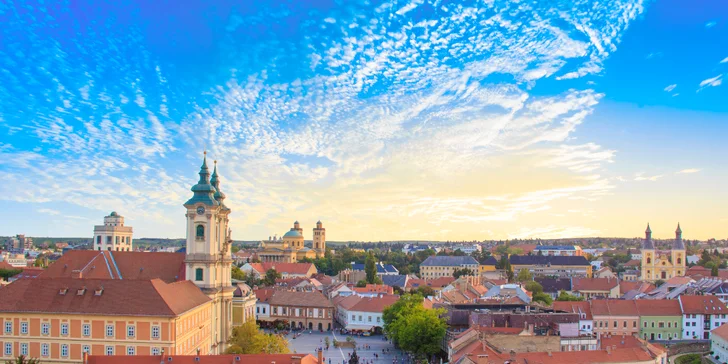 Romantický pobyt v srdci města Eger s neomezeným wellness, návštěvou muzea, ochutnávkou vín nebo vstupem do lázní