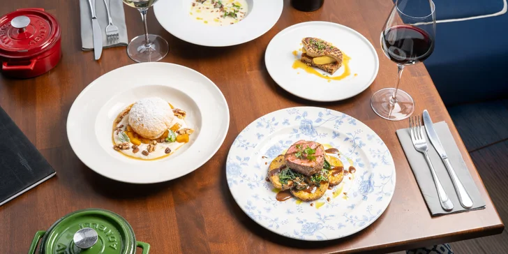 4chodové degustační menu v restauraci Miminoo a vstup na vyhlídku Žižkovské věže pro 2 osoby