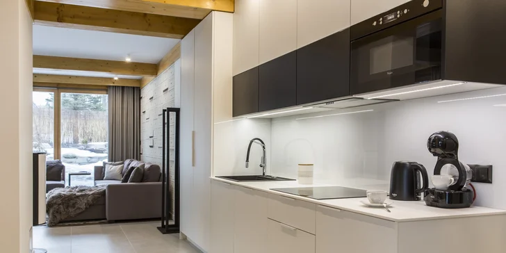 Nové apartmány v centru Zakopaného se saunou a venkovním bazénem s geotermální vodou