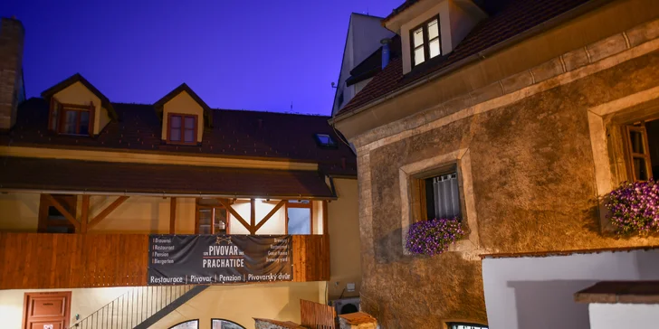 Páteční prohlídka Pivovaru Prachatice s ochutnávkou pro 1–4 osoby
