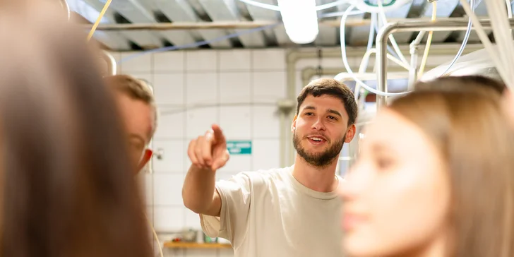 Páteční prohlídka Pivovaru Prachatice s ochutnávkou pro 1–4 osoby