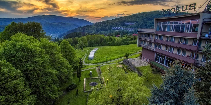 Relax ve Wisłe: strava v ceně, možnost wellness i procedur, v zimě lyže, v létě výhledy