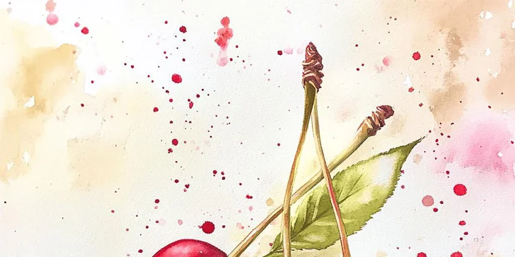 Online kurzy malování akvarelem: malování ovoce nebo podrobný 8týdenní kurz