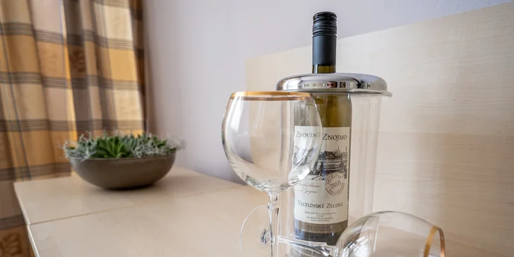 Pohodový pobyt v srdci lázeňského města Poděbrady s polopenzí a vínem