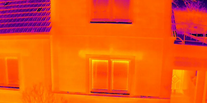 Letecké práce dronem: zjištění tepelných úniků vašeho domu či kontrola fotovoltaických panelů