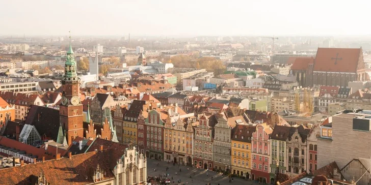 Vlakem do Vratislavi: hotel se snídaní, jízdenka na MHD i český průvodce