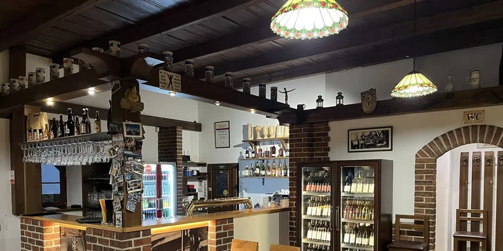 Vouchery v hodnotě 500-1500 Kč na pokrmy i nápoje v restauraci Centrum Lihovar