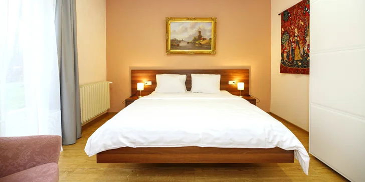 Romantický pobyt v apartmánech v hotelu Zámeček na Čeladné: snídaně a privátní wellness