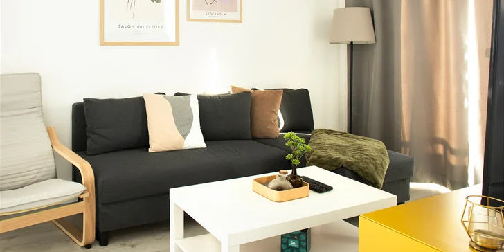 Plně vybavené apartmány pár minut od historického centra Košic s balkonem i parkováním