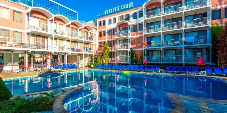 Dovolená v Bulharsku: pobyt ve 4* hotelu Longosa s all inclusive, 200 m od pláže, vč. letenek