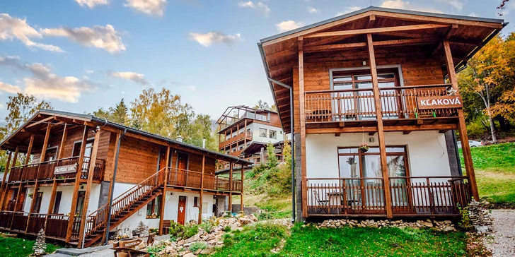 Pobyt v Národním parku Muránska planina: chata či apartmánové domky, snídaně i wellness