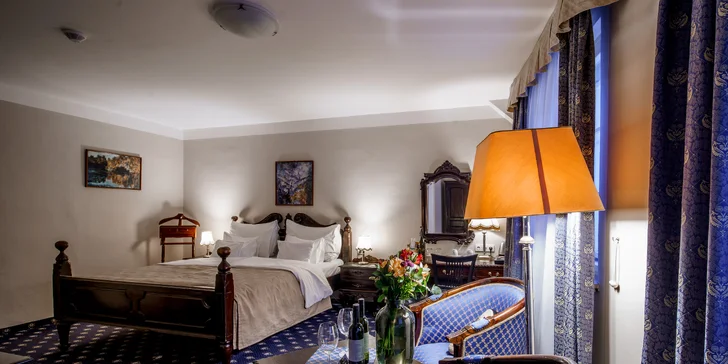 Dovolená v srdci Prahy: luxusní pokoj, bohatá snídaně i welcome drink