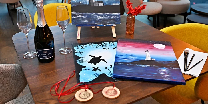 Párové malování: Vytvořte společný, propojený obraz plný lásky a bublinek