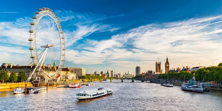 Valentýn v Londýně: letecky na 3 noci se snídaní, průvodce po celou dobu