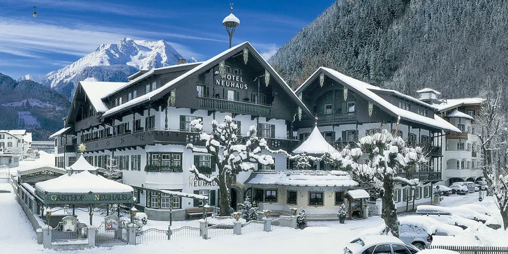 Luxusní horský resort v Tyrolských Alpách s nekonečným wellness, zábavou pro děti a polopenzí +